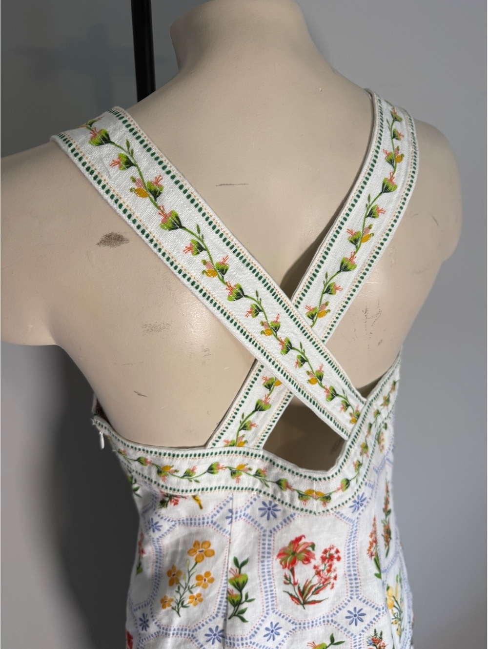 Farm Rio Embroidered Floral Mini Dress Size S - Picture 9 of 13
